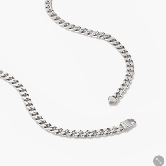 Mejuri Sterling Silver Chain Necklace 16” - Picture 3 of 8